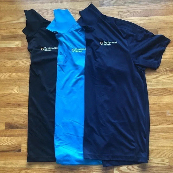 Port Authority polos XL ( one black, blue & turquoise) - Picture 1 of 7